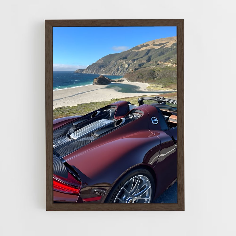 Poster spyder fascinant – affiche Porsche (vue 5)